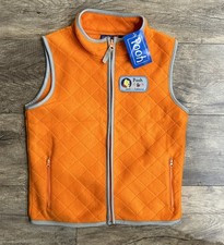 NWT VTG Disney Jerry Leigh Winnie The Pooh Orange Fleece Vest Child Size Medium