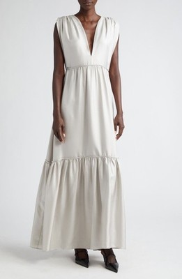 BITE Studios Women s Prato Organic Silk Satin Maxi Dress size 8US/12US NWT