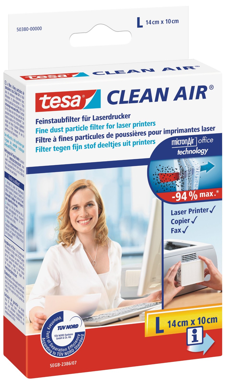 tesa Clean Air - эффективный воздушный фильтр для лазерной очистки Gre L Gre L S 9490₽