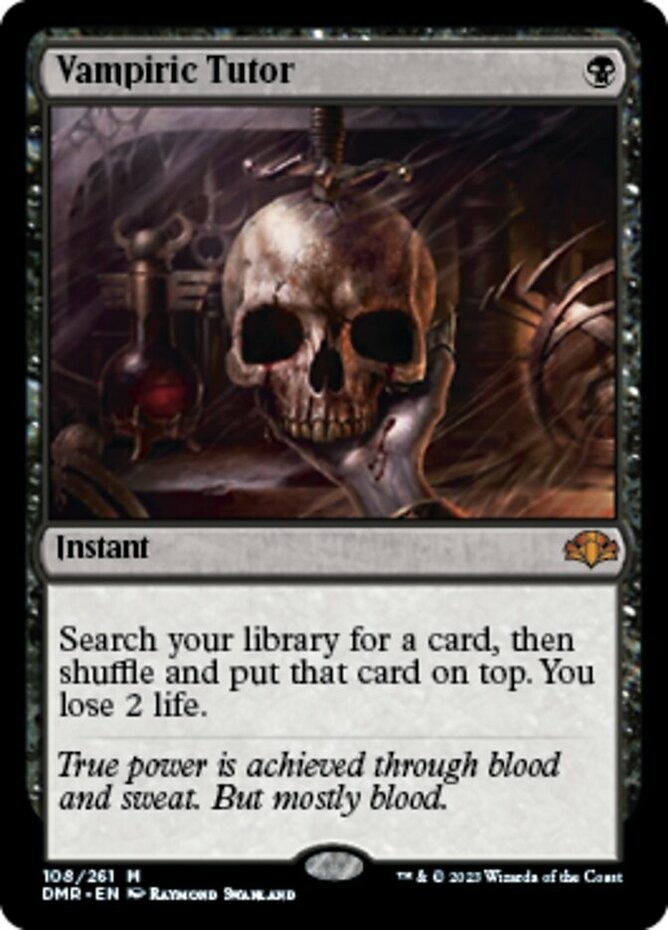 1x Vampiric Tutor Light Play MTG Magic - Kid Icarus -