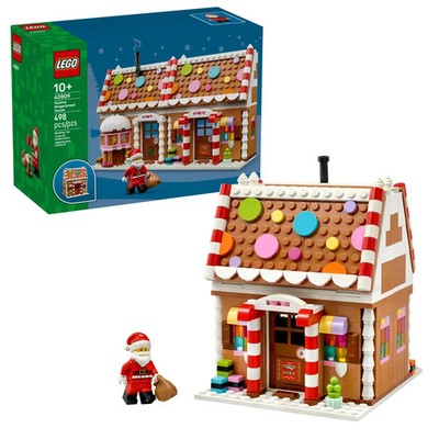 Lego #40809 Festive Gingerbread House New w/BOX 498 Pcs Oct.1 2025