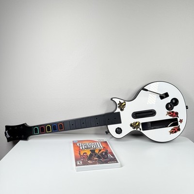 Nintendo Wii Guitar Hero Les Paul Wireless Bundle W/GH3 Game