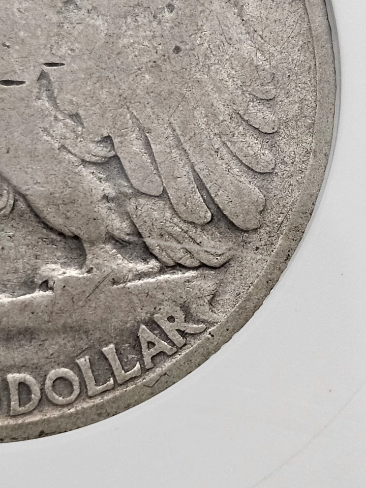 1941 ERROR WALKING LIBERTY HALF DOLLAR MISSING "AW" SILVER Breen-5181 ANACS - Image 3 of 4