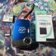 Fujifilm FinePix XP20 14.2MP BLUE Digital Camera Waterproof Tested