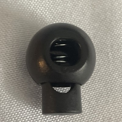 96 NEW One (1) Inch Black Replacement Drawstring Stop - Toggle Style