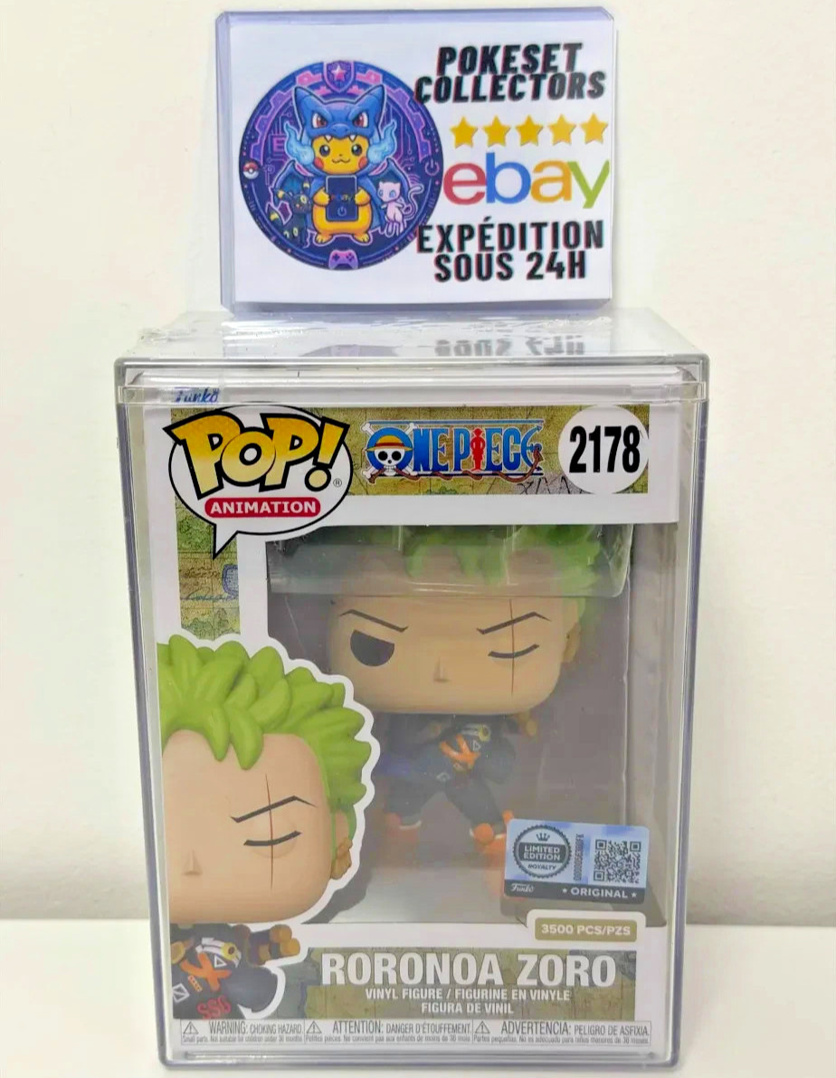 Funko Pop! RORONOA ZORO #2178 LIMITED Edition ROYALTY 3500 PCS NEUF - Envoi 24h