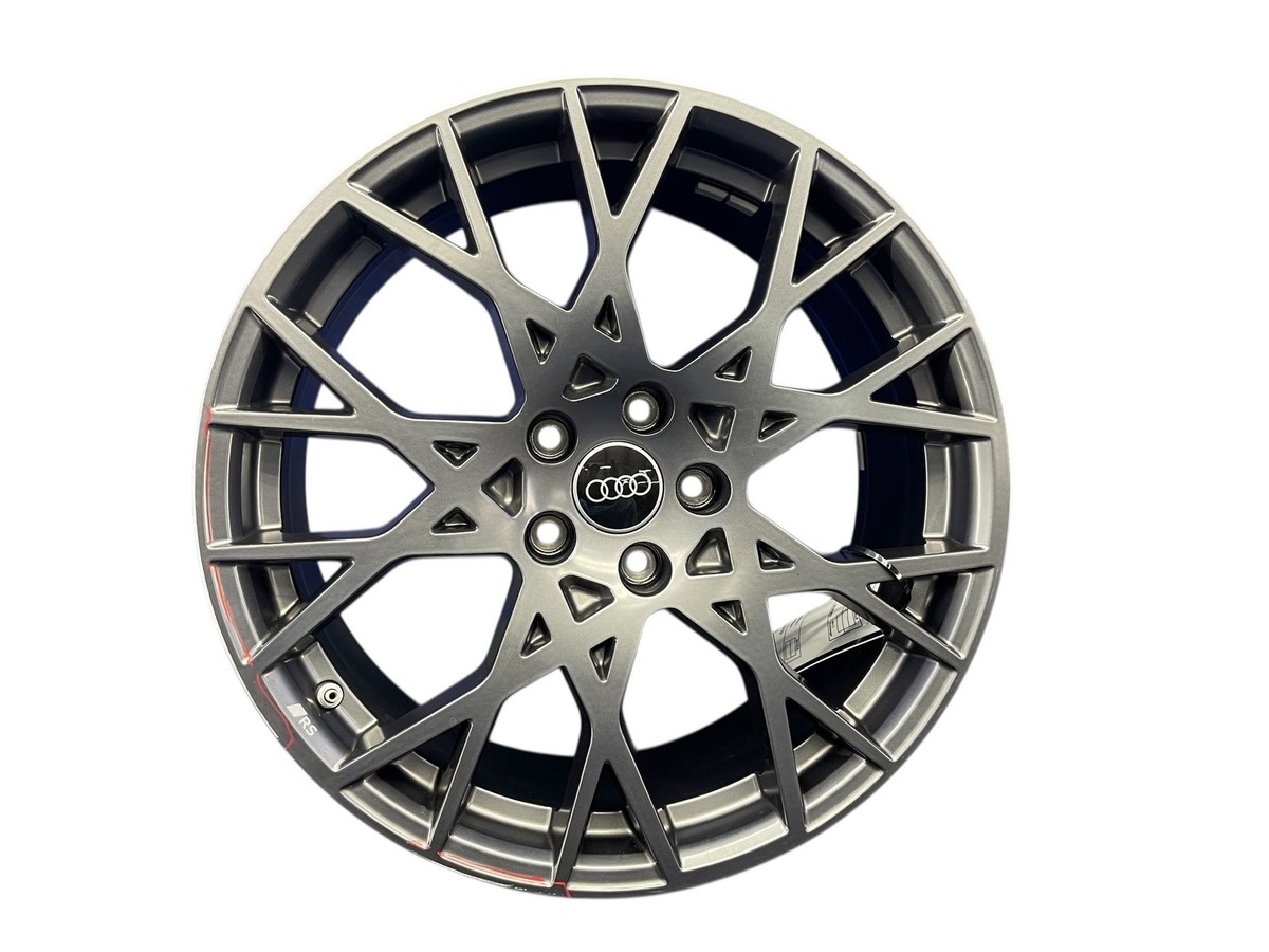2022-2026 AUDI RS3 8Y OEM 19X8 MULTISPOKE WHEEL RIM SILVER & BLACK