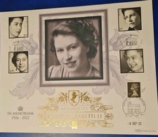GB - 2022 - BENHAM GOLD LIMITED EDITION FDC -"QEII - IN MEMORIAM" - WINDSOR SHS 