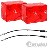 2X Trw BremsschlÄUche Vorne Beidseitig Passend FüR Ford Fiesta Fusion | PHB443