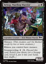 MTG TMT *FOIL* C Bebop, Warthog Warrior #59 NM