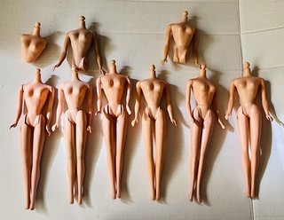 Vintage 1960s 1970s Mod Barbie Fashion Doll Bodies TLC Parts Lot TNT Era Mattel