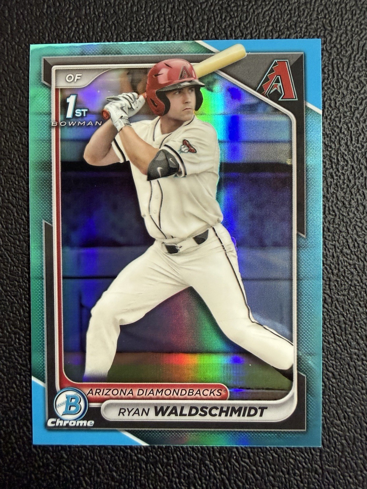 2024 Bowman Draft Ryan Waldschmidt Chrome Sky Blue Refractor 1st Prospect