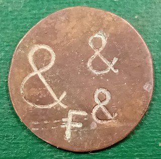 VERY RARE Malta Bar Token Flagship Music Hall The Mall Floriana 1930s 1