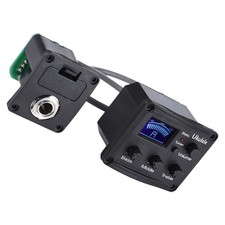 Ukelele Pickup EQ Amp for Ukulele LCD Display Tuner 3-Band EQ Equalizer