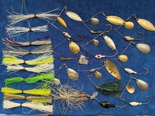 Spinnerbait set, bass fishing, blade