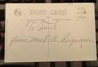 Metal Attachment Antique Gibson Art Co Novelty Postcard Yellow Rose Antique — photo 3