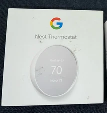 Google Nest Programmable Smart Wi-Fi Thermostat - White (GA02180-US)