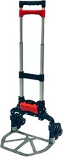 Stair Climbing 6-Wheel Folding Aluminum Hand Truck Dolly Cart W/ Tote Attachment