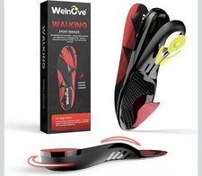 Running Insoles for Men & Women, Arch Support Insoles for Walking All Day Medium