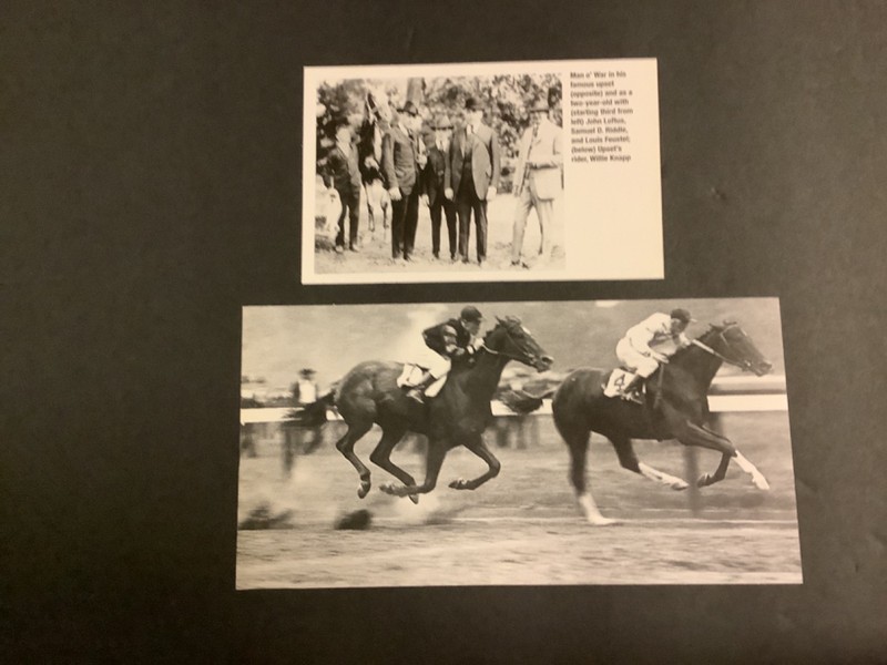 MAN O’ WAR  UPSET  photo Horse Racing  1919 SANFORD MEMORIAL STAKES