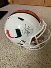 Reggie Wayne MIAMI HURRICANES  FULL SIZE AUTOGRAPH HELMET SPEED REP