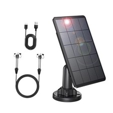 Trail Camera Solar Panel 12V/6V Solar Panel with 4000mAh 3W Solar Battery A1