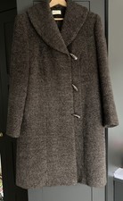 Ladies wool/mohair mix coat by Kaliko. Size 12. Knee length. Boucle fabric. 