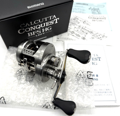 Shimano 17 CALCUTTA CONQUEST BFS HG Left Bait Casting Reel w/Box ''Excellent++++''