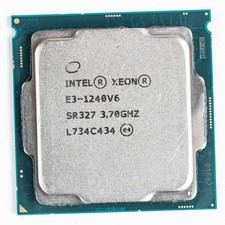 Intel Xeon E3-1240 v6 SR327 LGA1151 Quad Core Processor Skylake Grade C