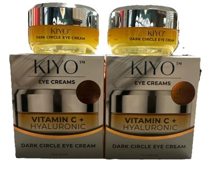 2x KIYO Face Creams Vitamin C Hyaluronic Brighten Boost cream 1 Fl oz 