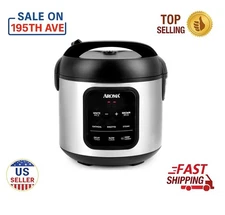 AROMA Digital Rice Cooker 4-Cup/8-Cup, Steamer, Multicooker, Slow Cooker, 2Qt