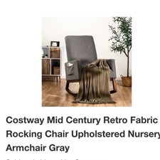 Cost Way Gray Rocking Chair Brand New In Box Never Used