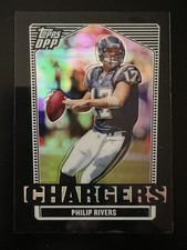 2007🔥Philip Rivers🔥Topps Draft Picks and Prospects Chrome Black Refractor