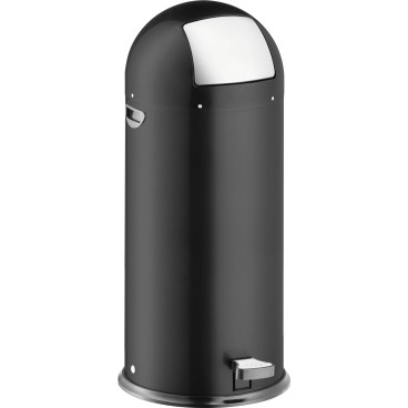 helit Tret-Abfalleimer ''the step dome'', 52 Liter, schwarz 1 bis 12x MENGENRABATT