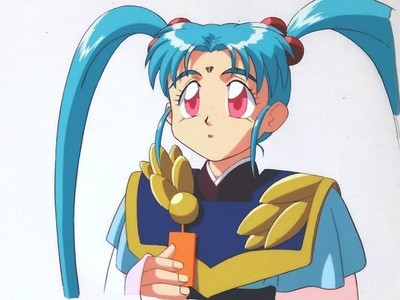 Tenchi Muyo! Sasami TV Anime Cell Scene from Season 1 Final Episode