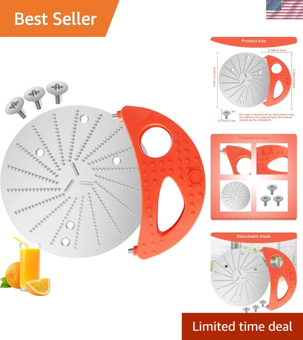 Juicer Blade and Crescent Tool Replacement for Jack Lalanne Power Juicer