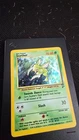 2000 Pokemon SCYTHER Base Set 2 Edition HOLO Foil Rare Card 17/130 WotC SWIRL NM