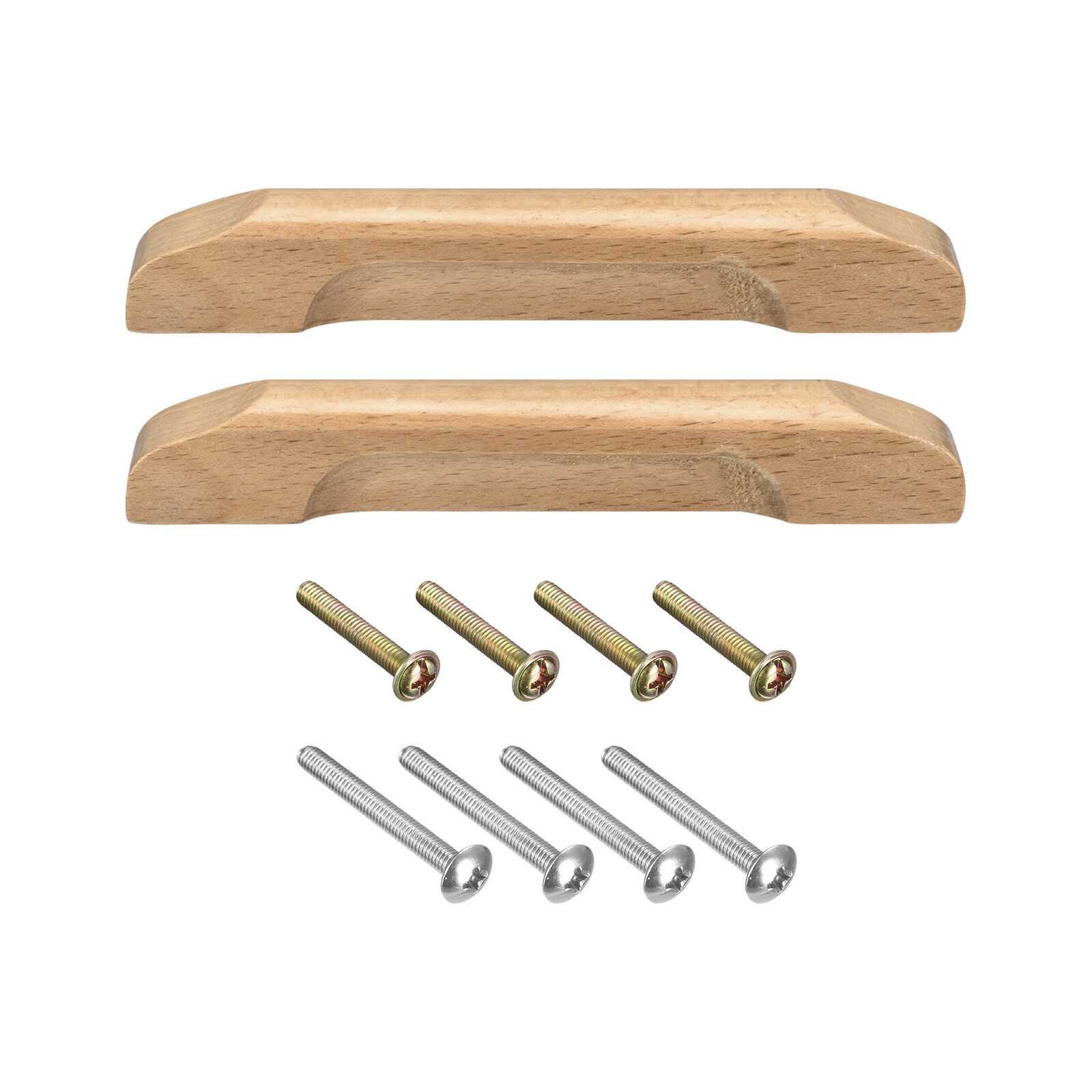 2Pcs Wood Drawer Pulls, 3.78