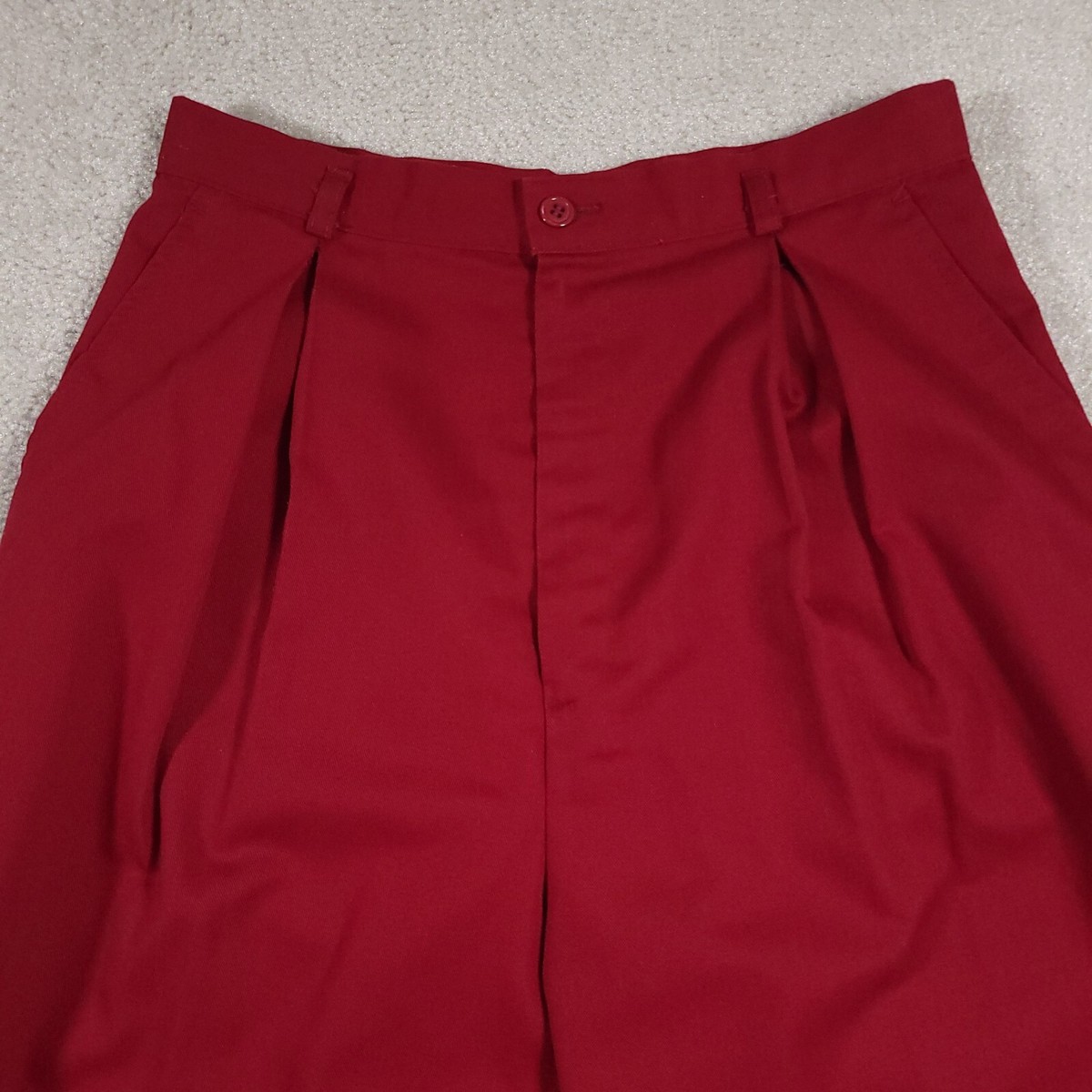 jcpenney red dress pants Vtg JC Penney Dress Pants Trousers Women's 4 2629 Red Pleated Miss America