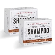 J·R·LIGGETT'S All-Natural Shampoo Bar for Hair | Virgin Coconut, Argan Oil Bars