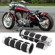 Motorcycle 1" Handle Bar Hand Grips For Honda VTX1300 VTX1800 Sabre VT 1100 1300