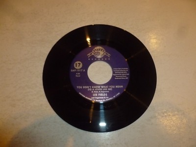 LEE FIELDS & THE EXPRESSIONS - You don't know what you mean - USA 2-track 7'' 