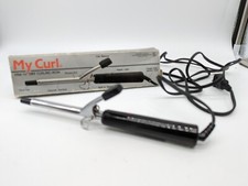 Vintage in Original Box Mini 3/8" MY CURL Dry Curling Iron Hong Kong LKS Import
