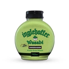 Inglehoffer Hot Creamy Wasabi Horseradish, 9.5 Oz Squeeze Bottle