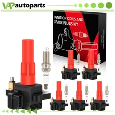 6 For 2006-2007 Subaru B9 Tribeca 3.0L H6 Ignition Coil & Spark Plug