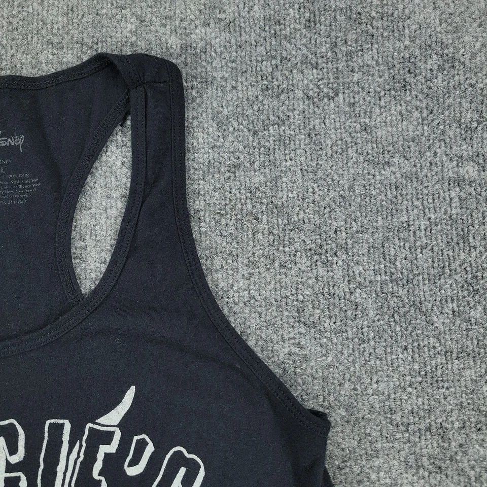 Disney Tank Top Shirt Girl's XL Black The Nightmare Before Christmas Sleeveless - Image 4 of 4