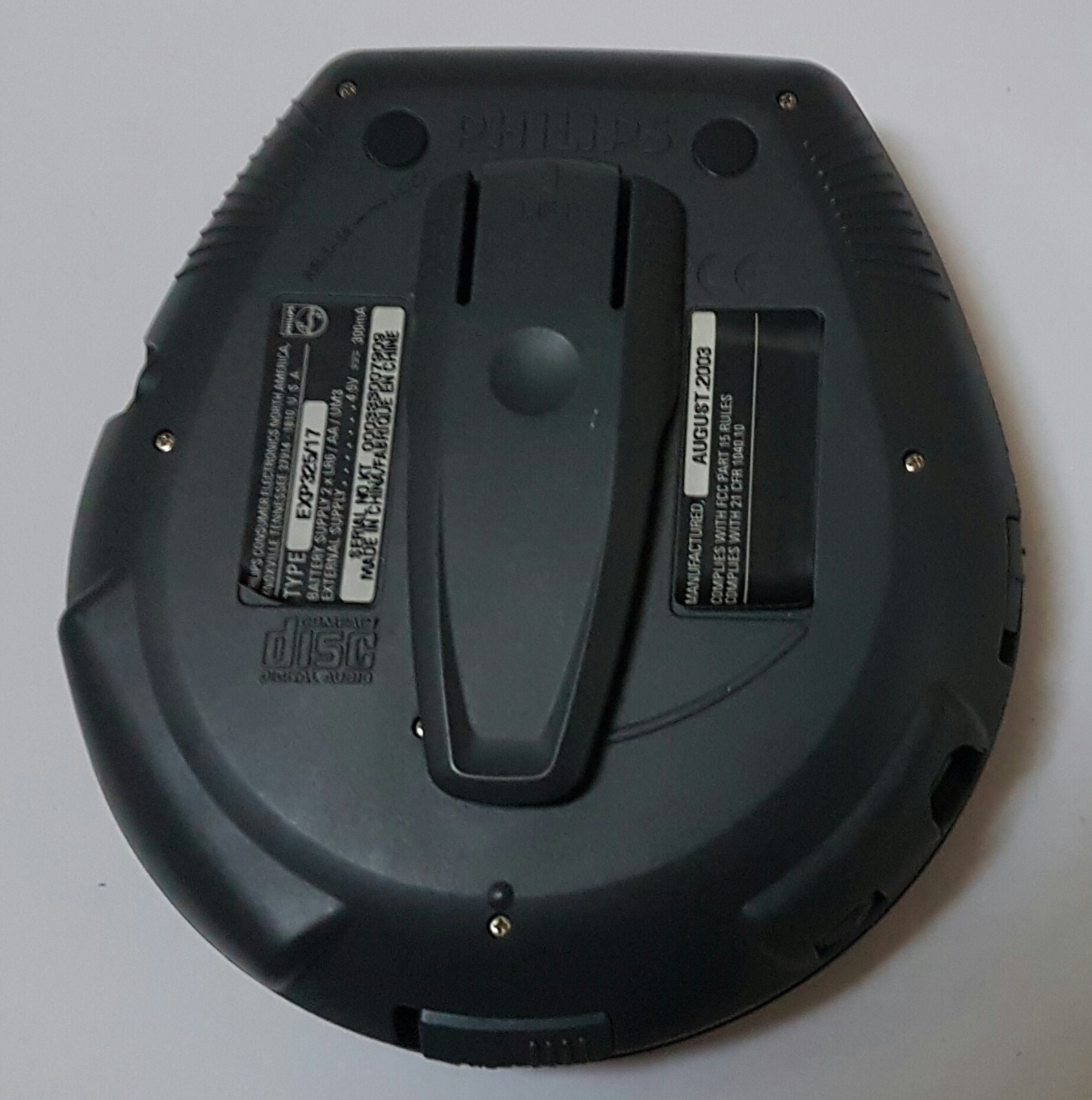 Philips Expanium EXP325/17 Portable MP3 CD Playback Player Red Tested