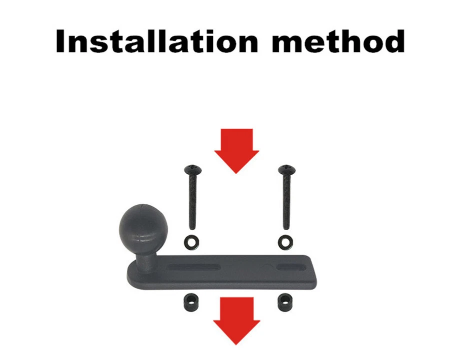Soporte bomba manillar moto con bola de 1 pulgada compatible para soporte de teléfono Foto 4 de 4