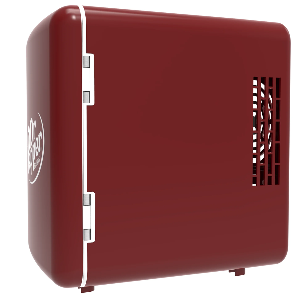 Dr Pepper, Portable 6Can Mini Personal Fridge Cooler, MIS135DRP