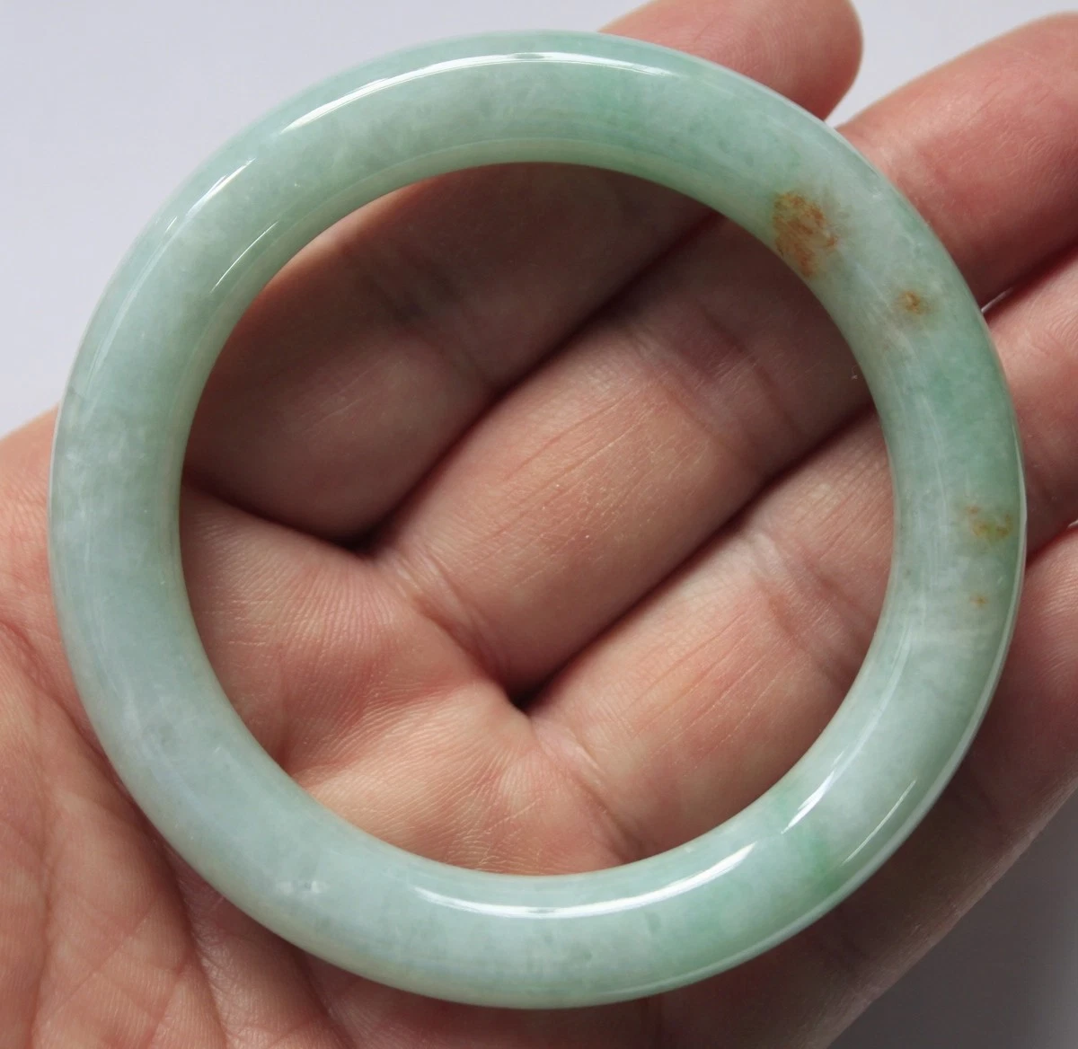 Apple green jade bangle deals